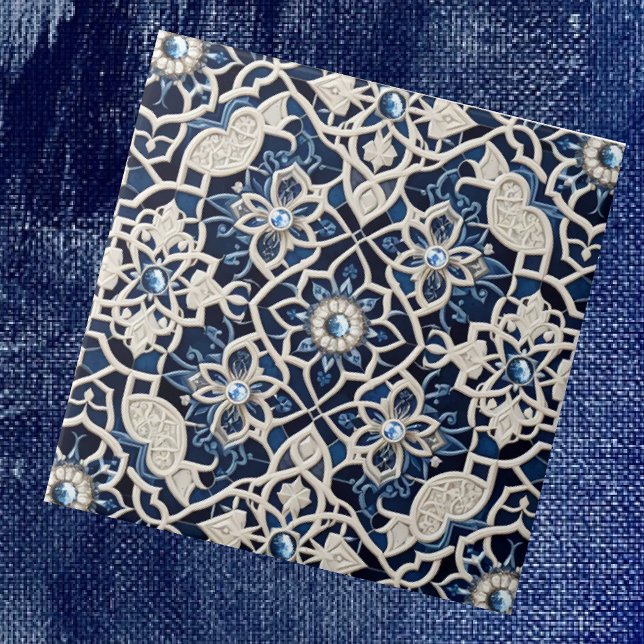 Moroccan Mediterranean Faux Diamond Tile Pattern (Creator Uploaded)