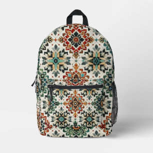 Moroccan Melody  Printed Backpack
