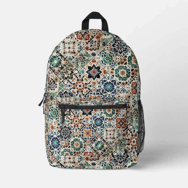 Moroccan Mixology  Printed Backpack (Front)
