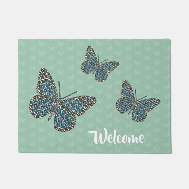 Moroccan Monarch Doormat (Front)
