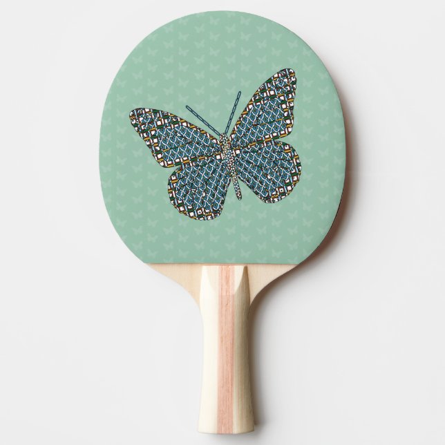 Moroccan Monarch Ping Pong Paddle (Front)