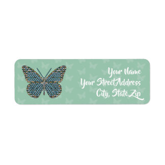 Moroccan Monarch Return Address Label