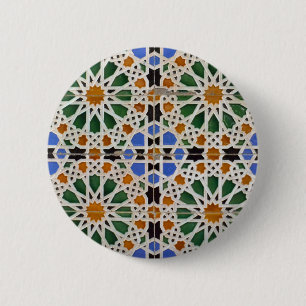 Moroccan Mosaic Button