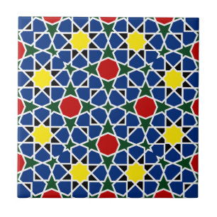  Moroccan Mosaic Geometric Pattern design tile