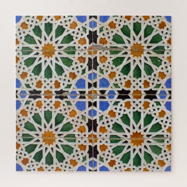 Moroccan Mosaic Jigsaw Puzzle (Vertical)