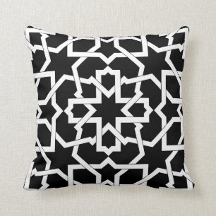 Moroccan mosaic of drawing up geometric in cushion