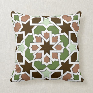 Moroccan mosaic of drawing up geometric in cushion