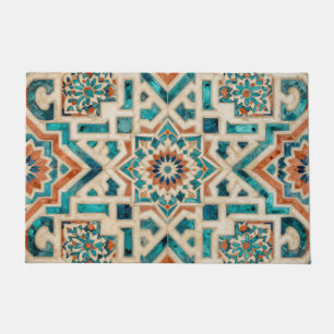 Moroccan Mosaic Pattern Doormat