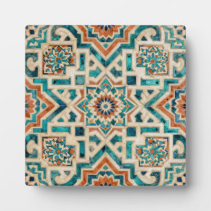 Moroccan Mosaic Pattern Plaque