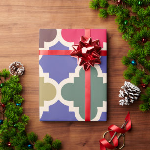 Moroccan Mosaic Pattern Wrapping Paper