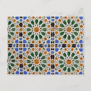 Moroccan Mosaic Postcard