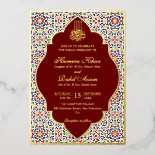 Moroccan Mosaic Terracotta Stones Islamic Wedding 