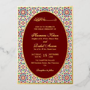 Moroccan Mosaic Terracotta Stones Islamic Wedding 