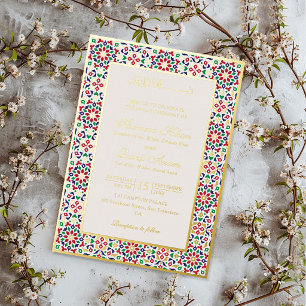 Moroccan Mosaic Terracotta Stones Islamic Wedding