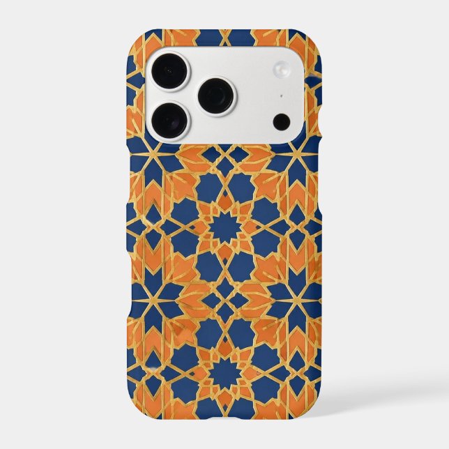 Moroccan Mosaic Tile Geometric Phone Case IPHONE18 (Back)