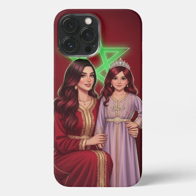 Moroccan Mother and Daughter Phone Case  (Back)