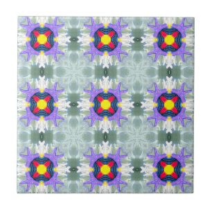 moroccan multi-colour geometric tile