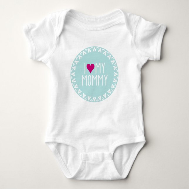 Moroccan Mummy Baby Bodysuit (Front)