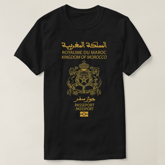 Moroccan Passport Kingdom of Morocco Country women T-Shirt (Design Front)