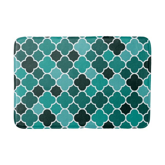 Moroccan pattern bath mat (Front)