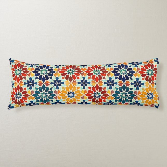 Moroccan Pattern  Body Cushion (Front)