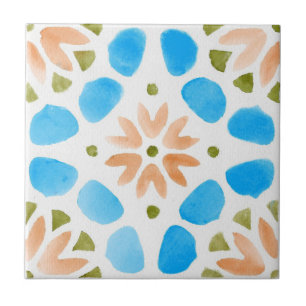 Moroccan pattern  ceramic tile