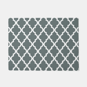 Moroccan Pattern: Dark Grey I Doormat