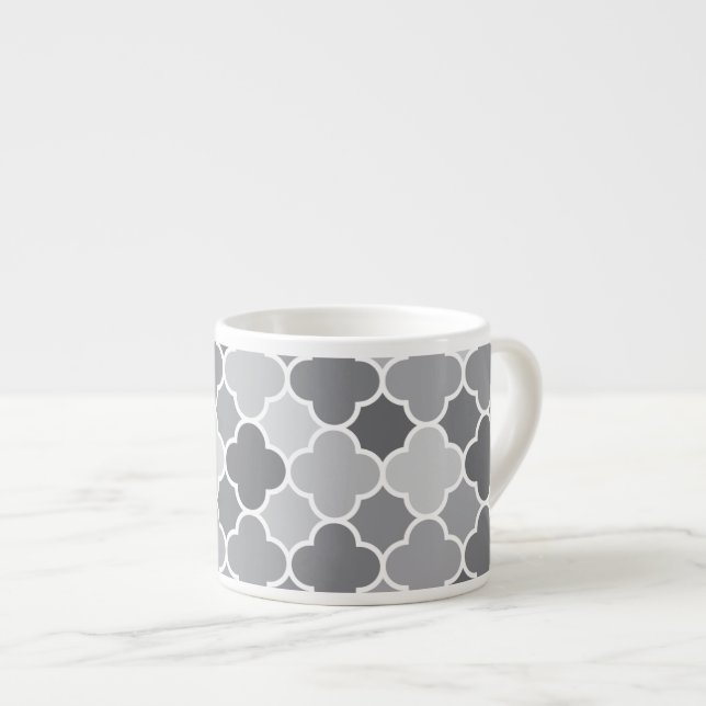 Moroccan pattern espresso cup (Front Right)