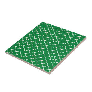 Moroccan Pattern Green Ceramic Tile