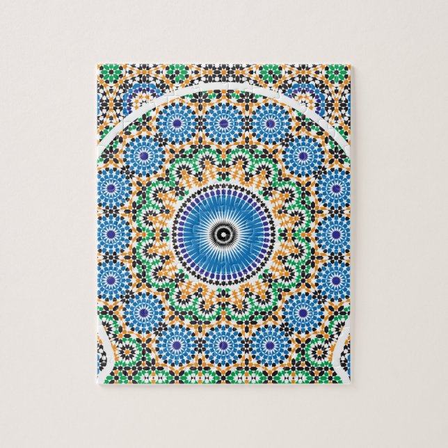Moroccan Pattern Jigsaw Puzzle (Vertical)