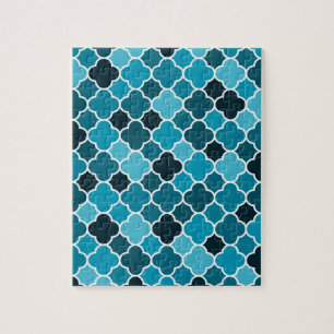 Moroccan pattern jigsaw puzzle