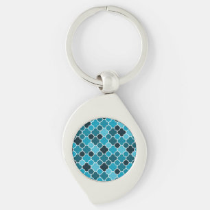 Moroccan pattern key ring