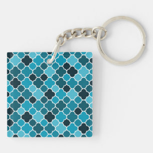 Moroccan pattern key ring