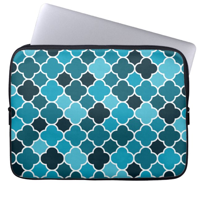 Moroccan pattern laptop sleeve (Front)