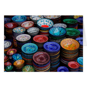 Moroccan Plates At Market