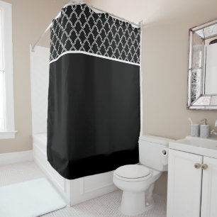 Moroccan Print Shower Curtain