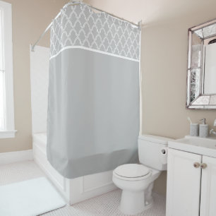 Moroccan Print Shower Curtain