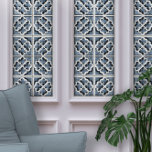 Moroccan Quatrefoil Blue and White Marble Wallpaper<br><div class="desc">Moroccan Quatrefoil Blue and White Marble</div>