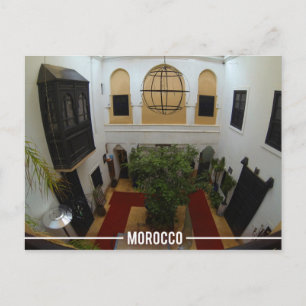 Moroccan Riad, Marrakesh Morocco Postcard