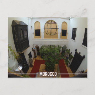 Moroccan Riad, Marrakesh Morocco Postcard