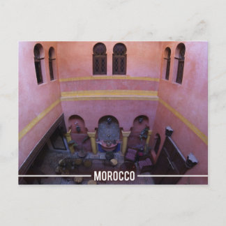 Moroccan Riad, Marrakesh Morocco Postcard