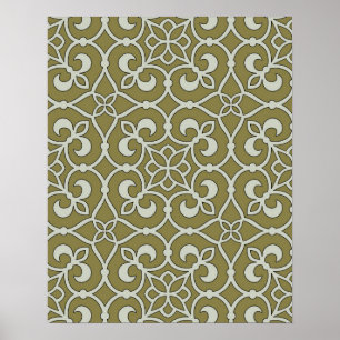 Moroccan Scroll Design Classic Decor