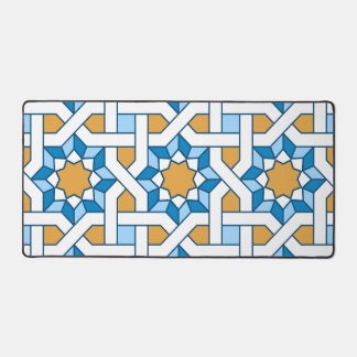 Moroccan seamless pattern mosaics desk mat