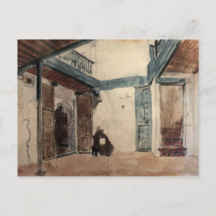 Moroccan Sketchbook #1 by Eugène Delacroix Postcard
