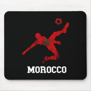 Moroccan Soccer Player Moroccan Pride Byll Morocco Mouse Pad