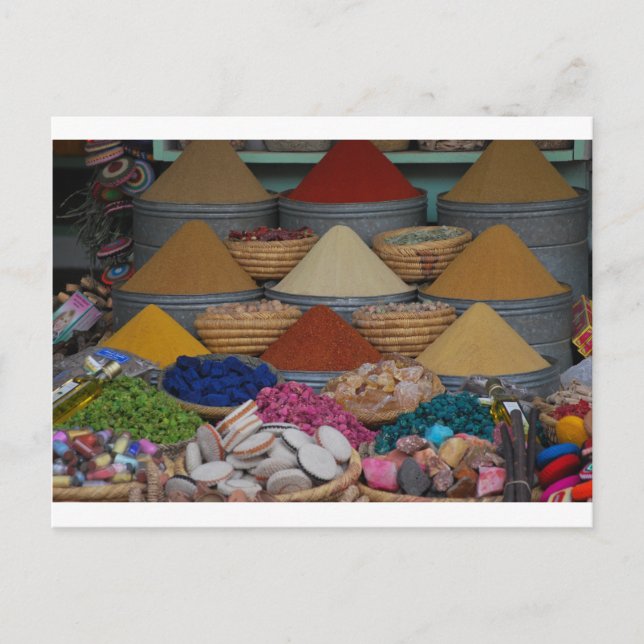 Moroccan Spices Postcard (Front)