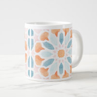 Moroccan style in blue and orange style 2