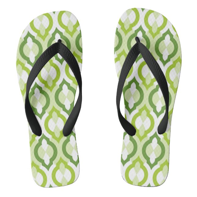 Moroccan Style Pattern Thongs (Footbed)