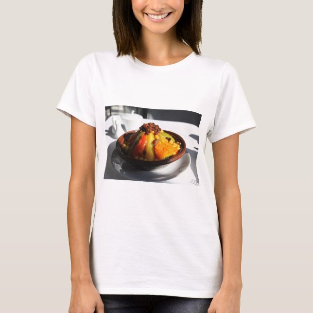 Moroccan Tagine - Morocco Food T-Shirt (Front)