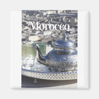 Moroccan Tea | Traditional Clothing | Casablanca Magnet